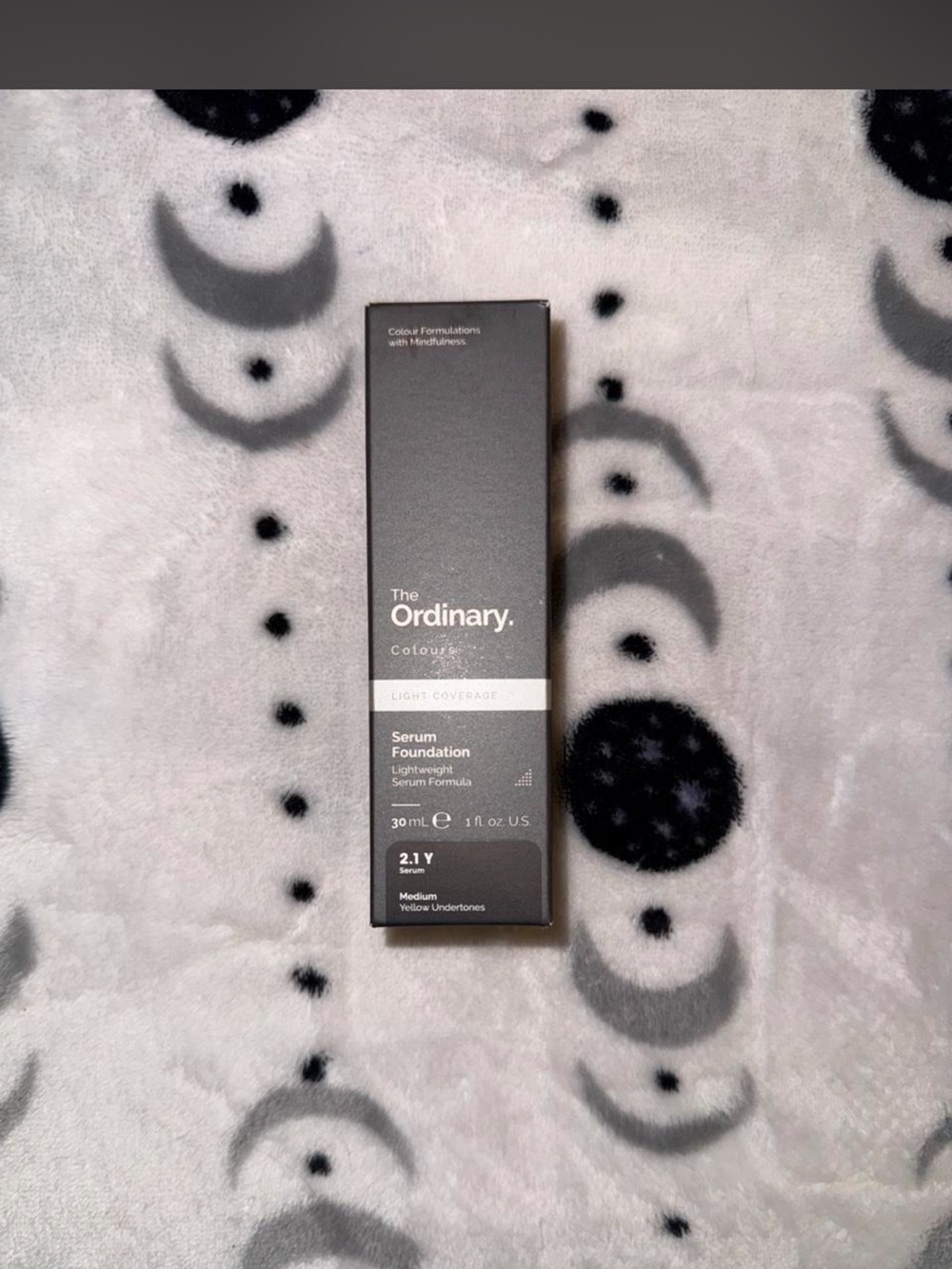 The Ordinary Serum Foundation Box - Black with White Accents